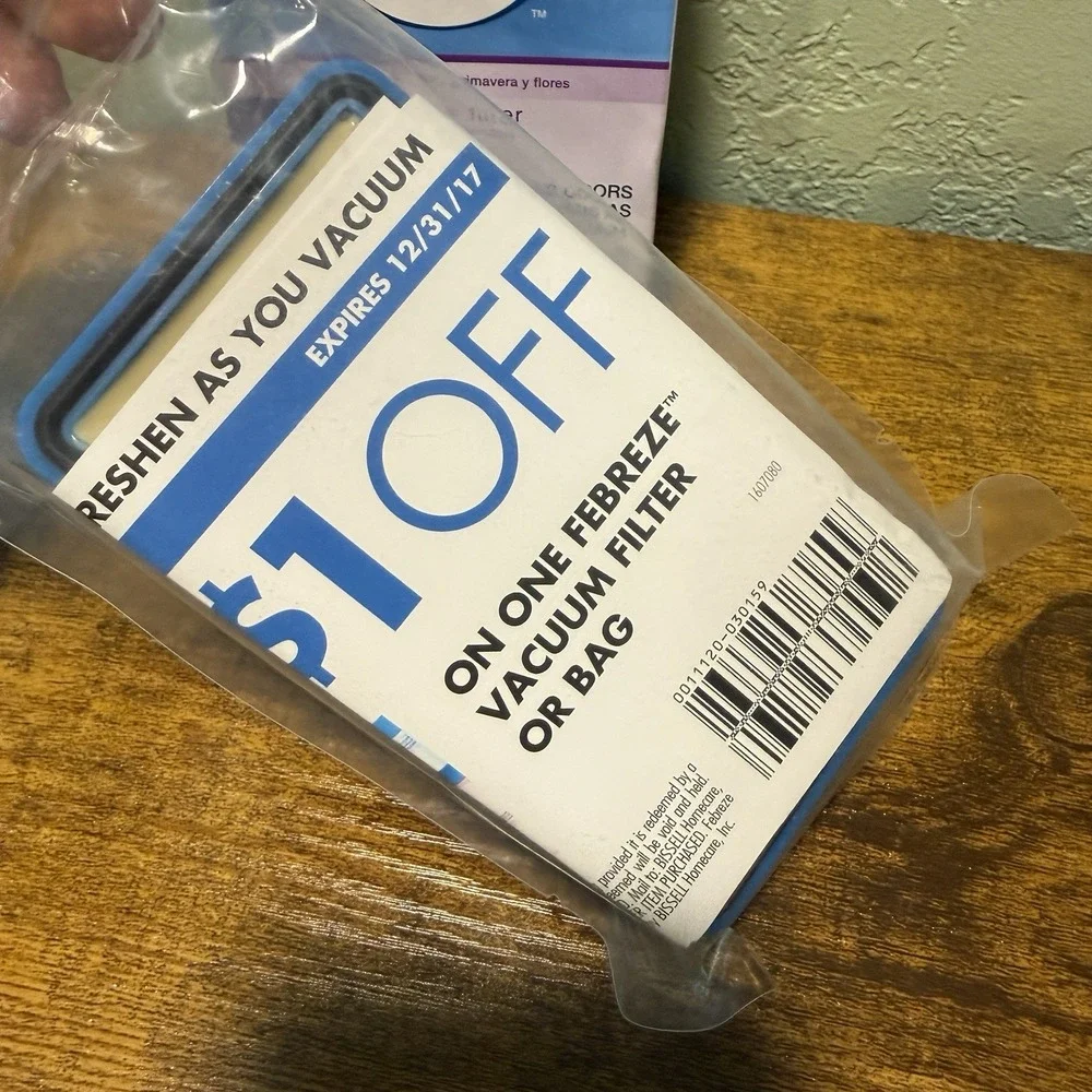 Boswell Febreze Vacuum Filter  Style Model 1215‎ - Spring & Renewal Scent NEW